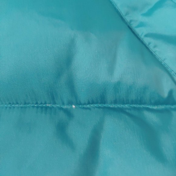 Catalina Women's 1X Down Puffer Vest Full Zip Front Outerwear Dark Teal Jacket - Picture 12 of 12